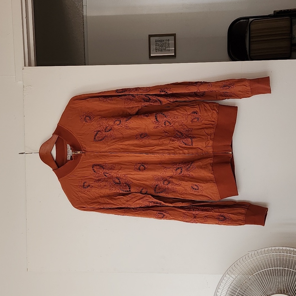 Yireh Eyelet Bomber Jacket